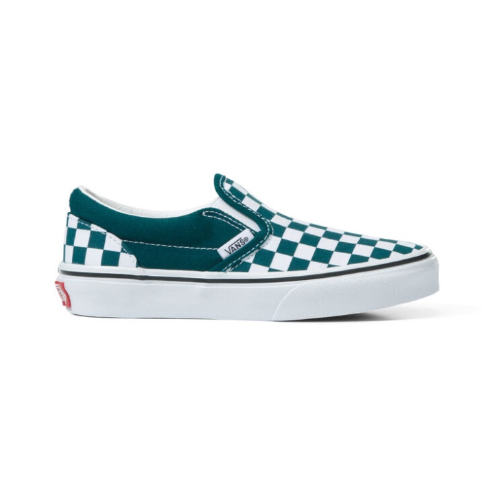 Vans Color Theory Kids Classic Slip-on Deep Teal