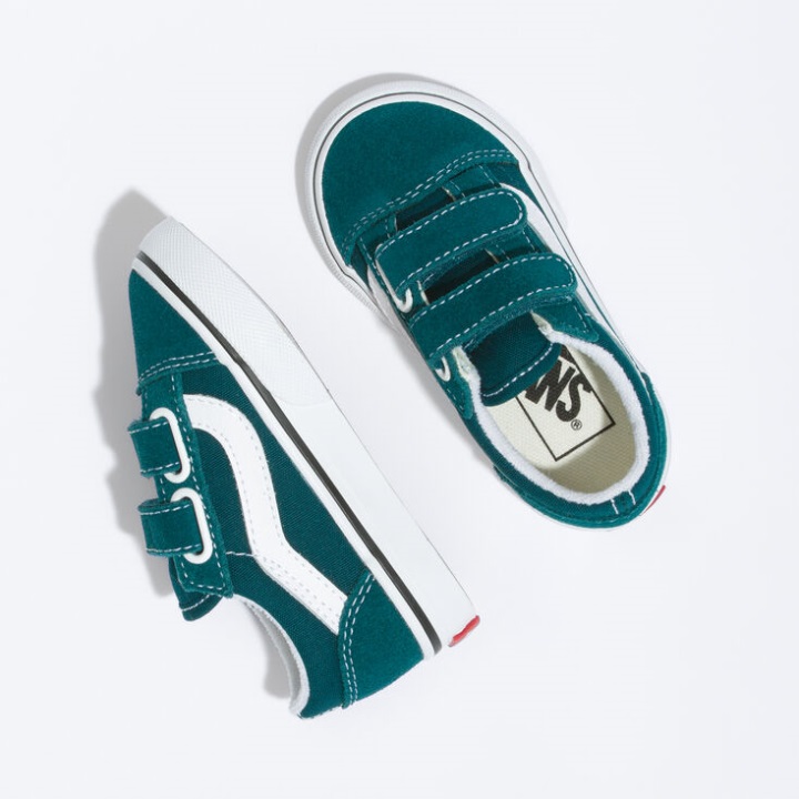 Vans Color Theory νήπιο παλιό Skool V Color Theory Deep Teal