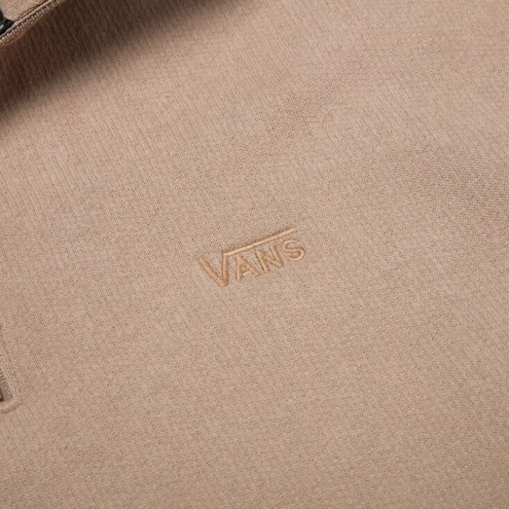 Vans Comfycush Boxy τέταρτο φερμουάρ Desert Taupe