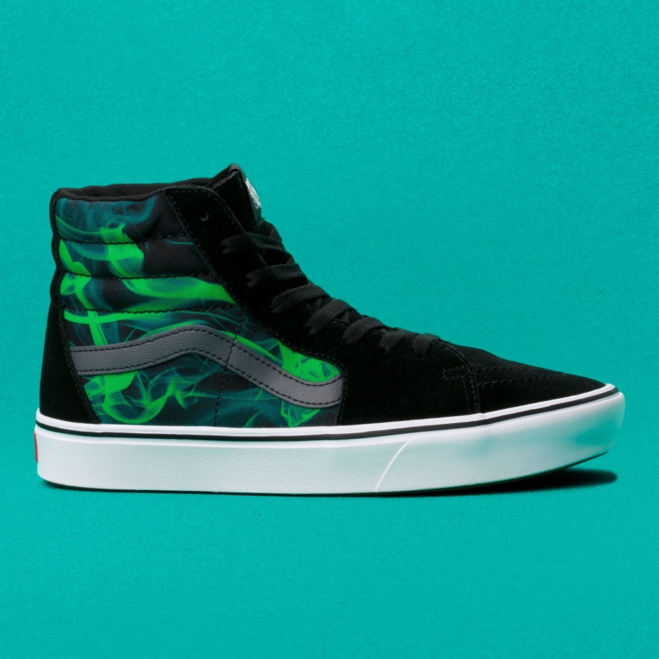 Vans Comfycush Sk8-hi μετά από σκούρο μαύρο-πράσινο