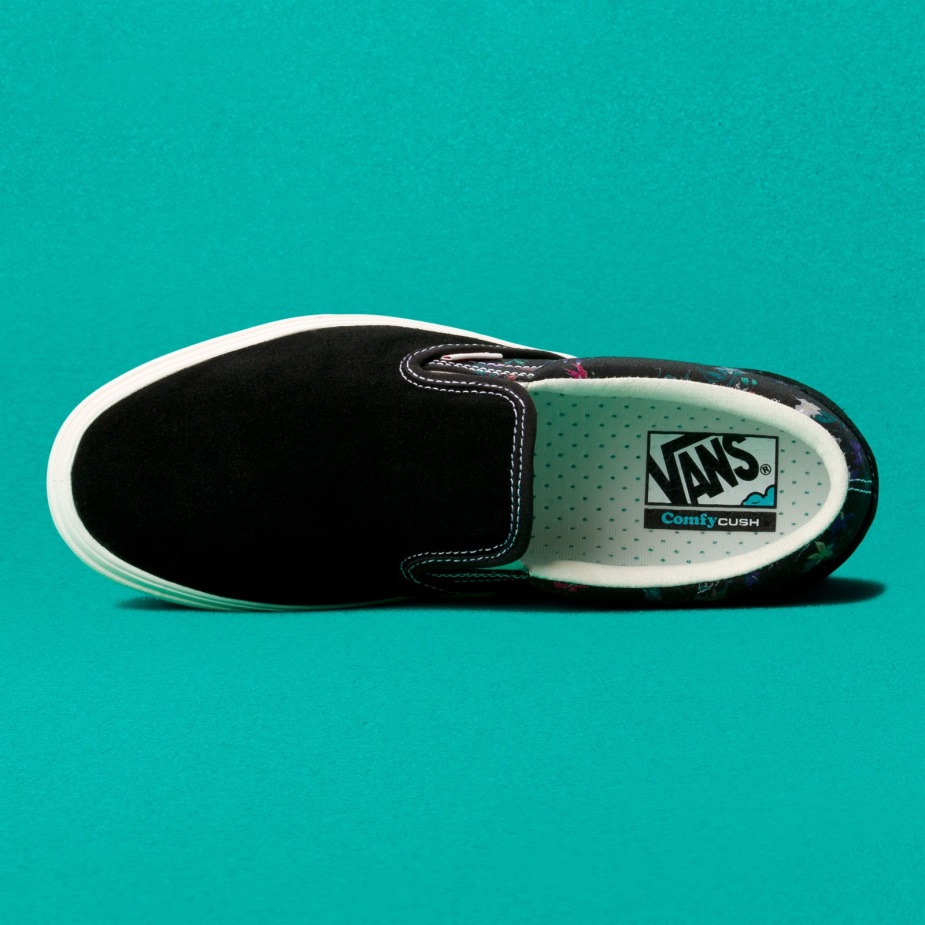 Vans Comfycush Slip-on μοιραίο φλοράλ μαύρο
