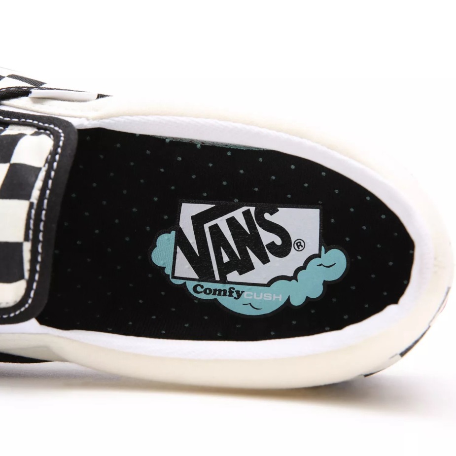 Vans Comfycush Slip-on παπούτσια μαύρο-άσπρο