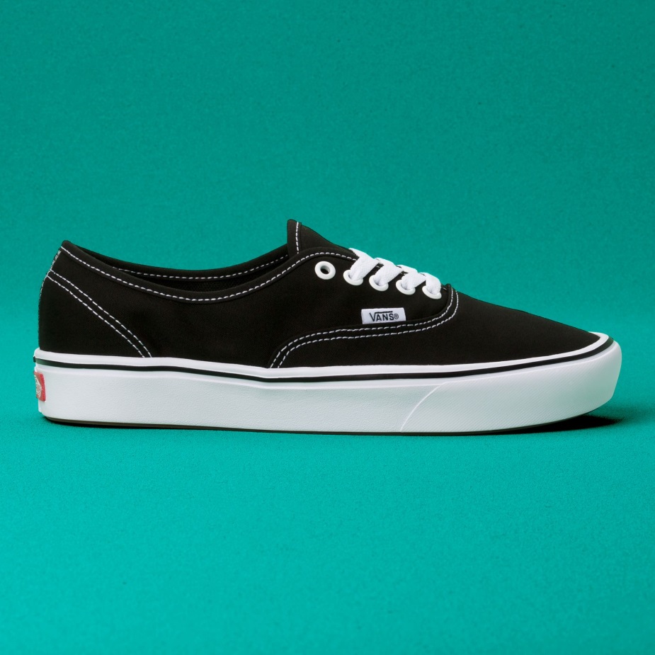 Vans Comfycush αυθεντικό μαύρο-αληθινό λευκό