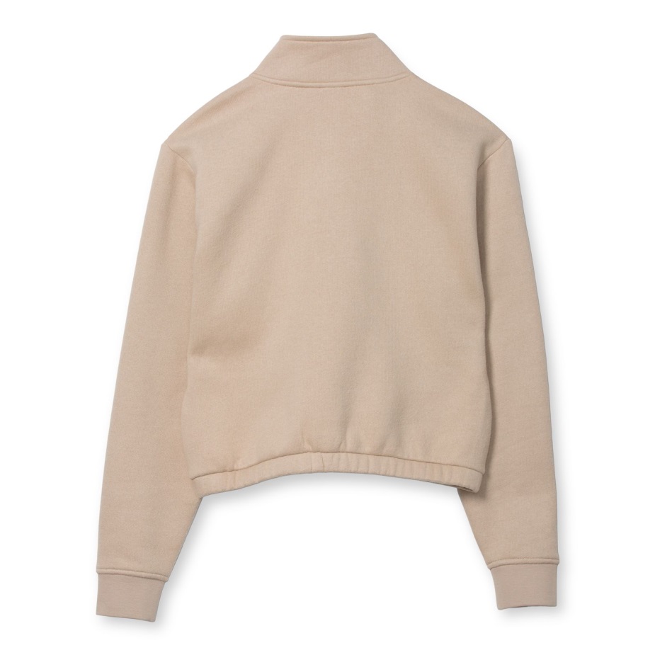 Vans Comfycush μισό φερμουάρ Mock Hoodie λιθόστρωτο