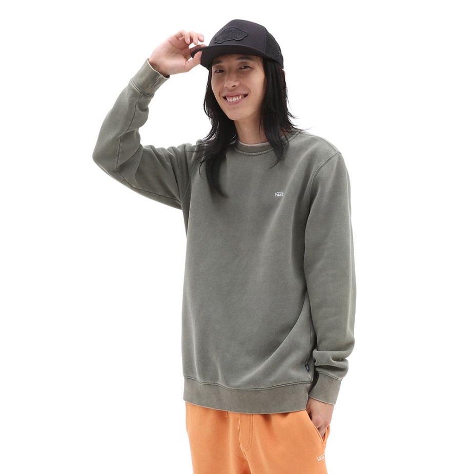 Vans Comfycush μπλούζα πλυσίματος πληρώματος πράσινο