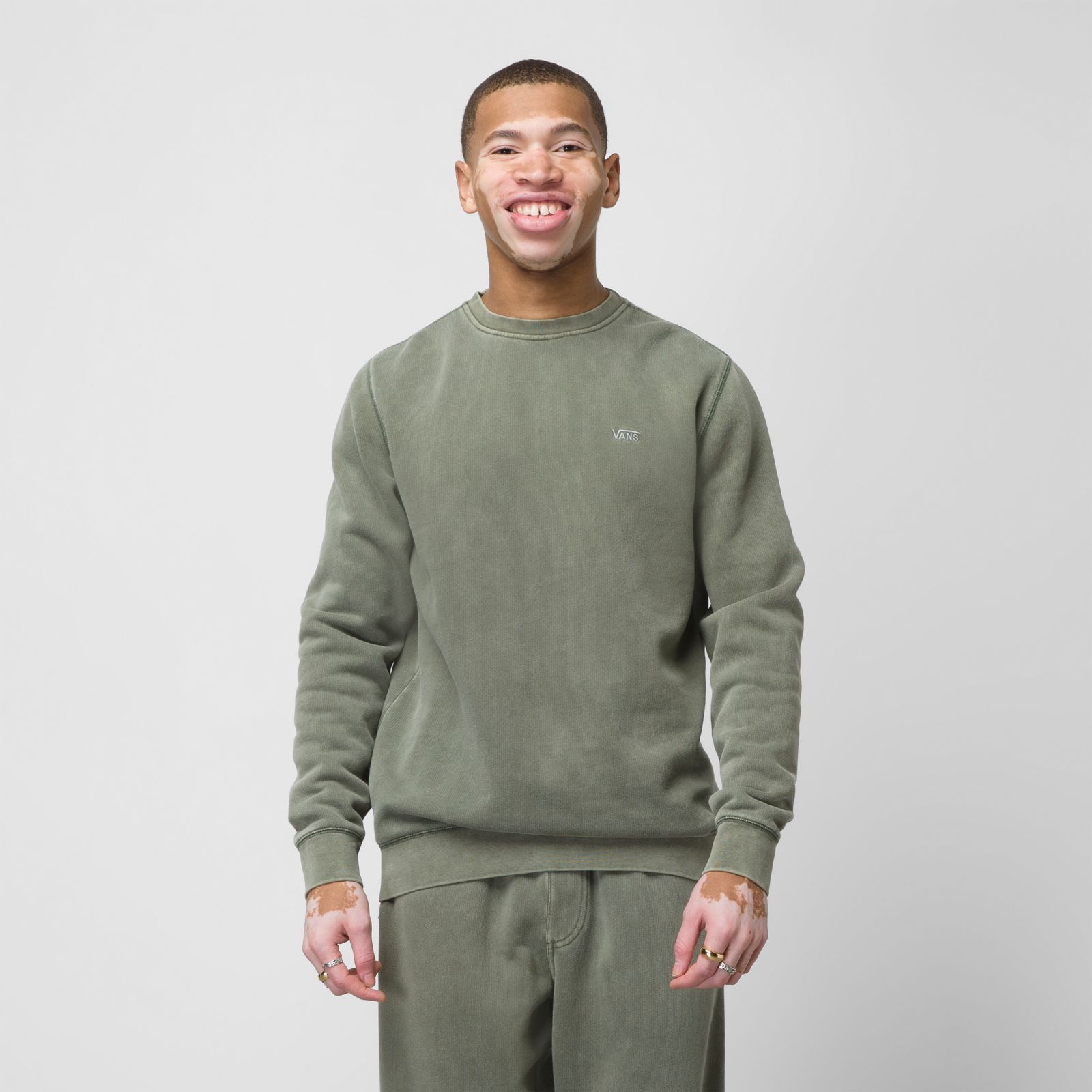 Vans Comfycush πλύσιμο πουλόβερ πλήρωμα πάπια πράσινο
