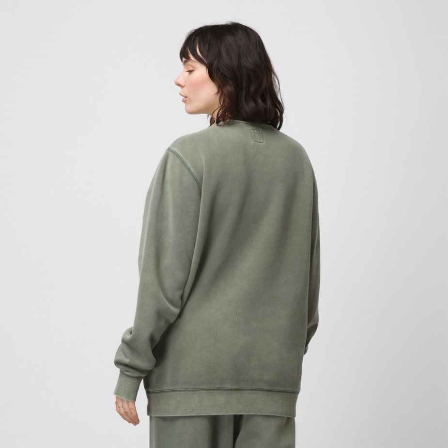 Vans Comfycush πλύσιμο πουλόβερ πλήρωμα πάπια πράσινο