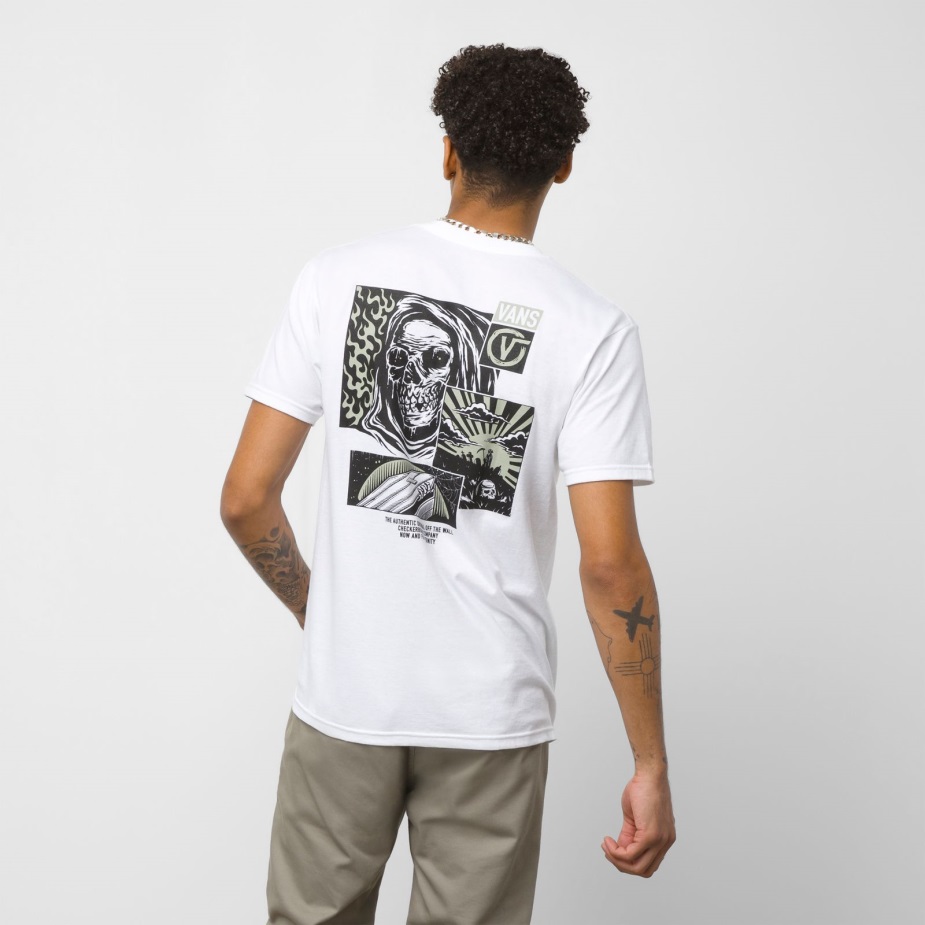 Vans Comic Strip T-shirt λευκό