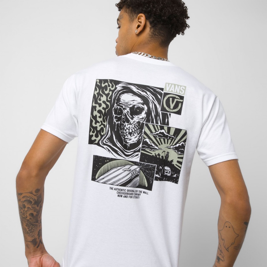 Vans Comic Strip T-shirt λευκό