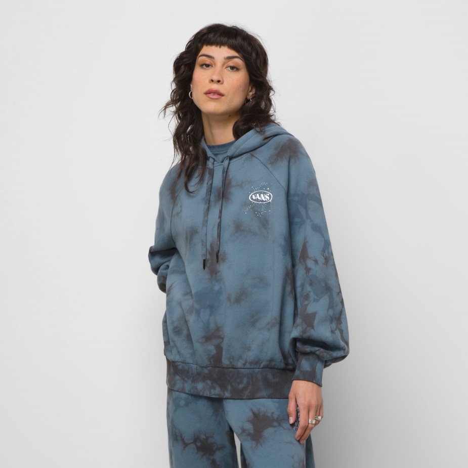 Vans Cosmic Wash Oversized Hoodie Copen Blue