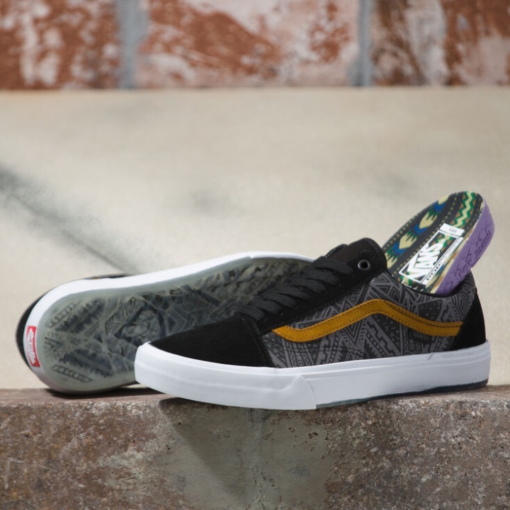 Vans Courage Adams Bmx Old Skool μαύρο-χρυσό καφέ