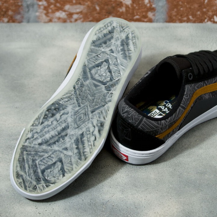Vans Courage Adams Bmx Old Skool μαύρο-χρυσό καφέ