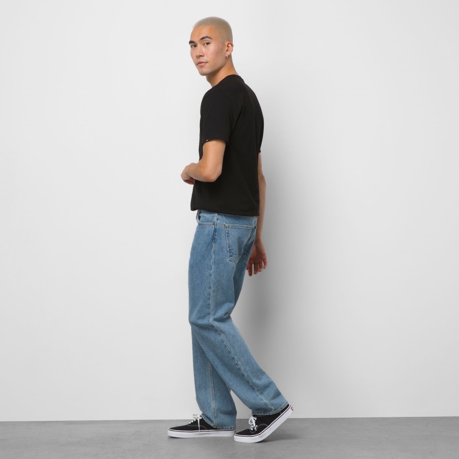 Vans Covina 5 τσέπη χαλαρό τζιν παντελόνι Stonewash