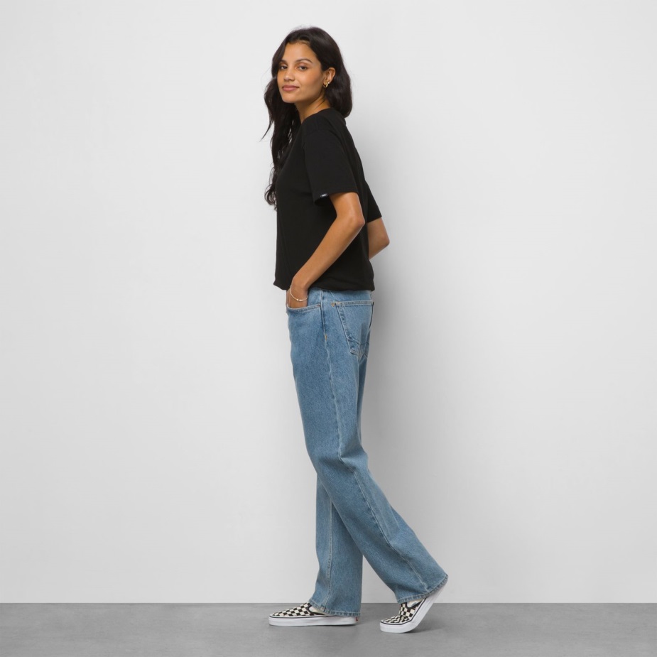 Vans Covina 5 τσέπη χαλαρό τζιν παντελόνι Stonewash