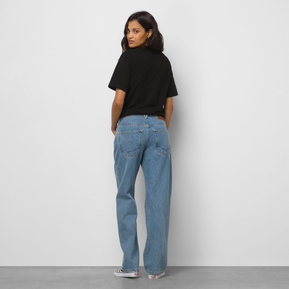 Vans Covina 5 τσέπη χαλαρό τζιν παντελόνι Stonewash