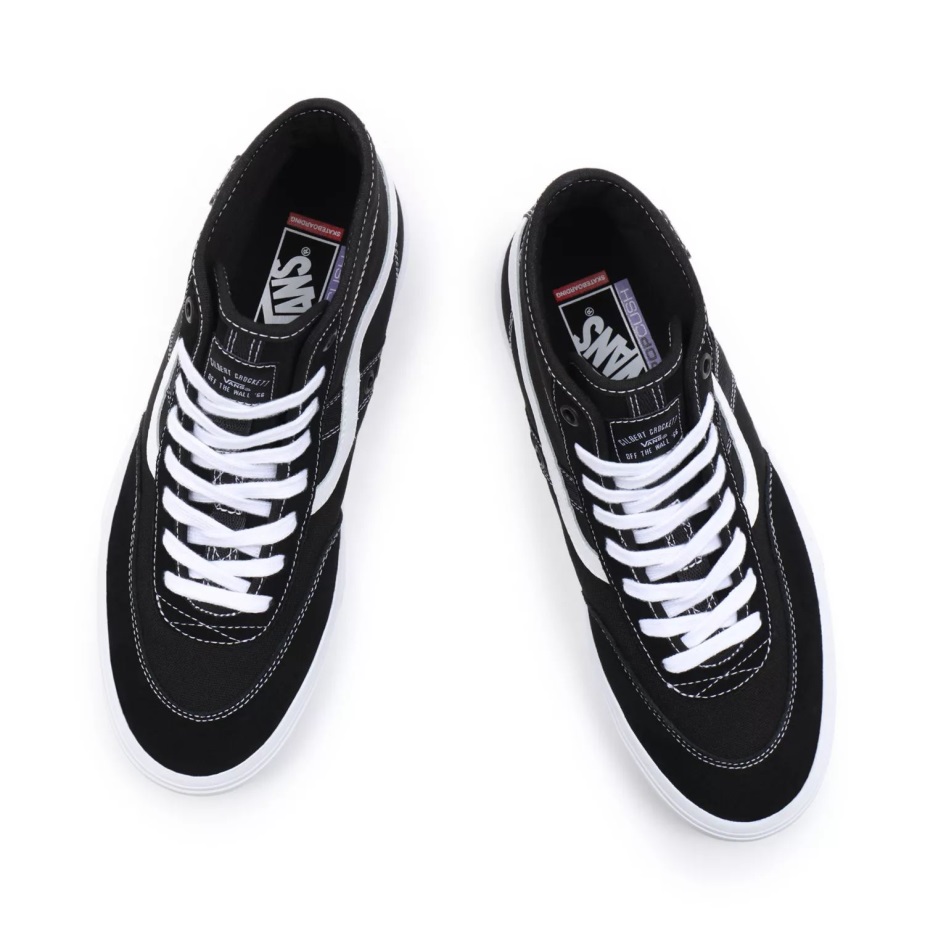 Vans Crockett ψηλά παπούτσια μαύρες γυναίκες