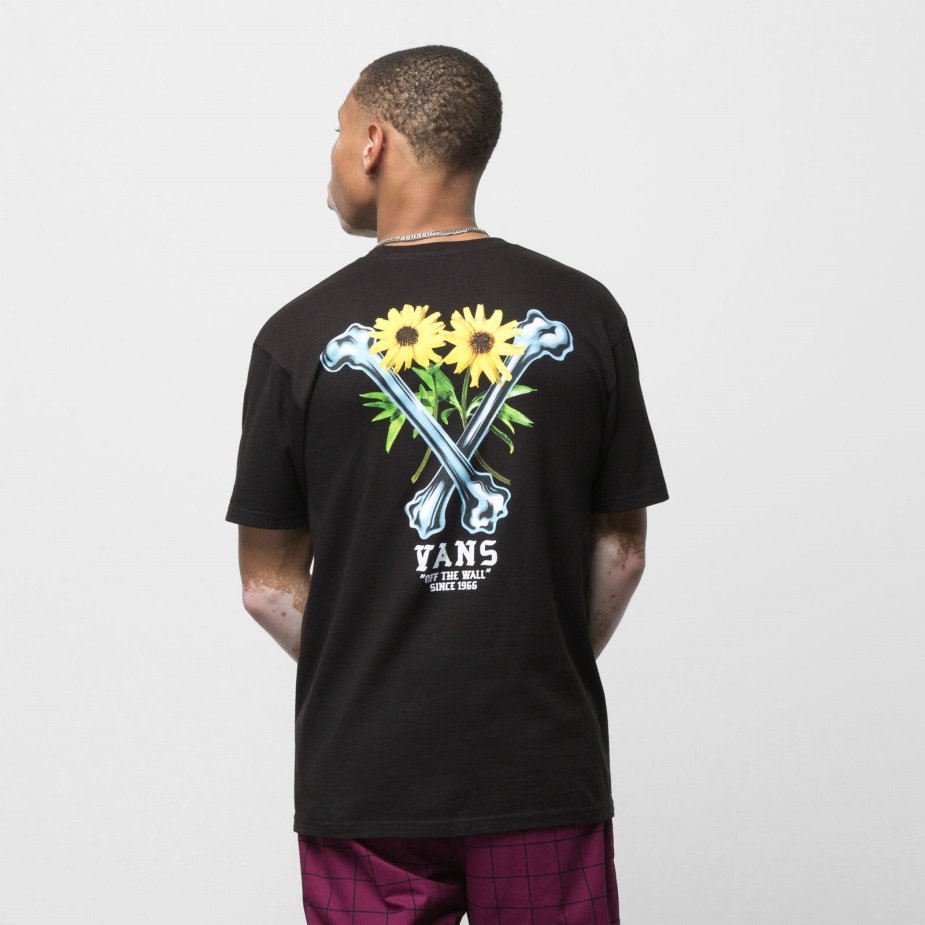 Vans Crossbones μπλουζάκι μαύρο