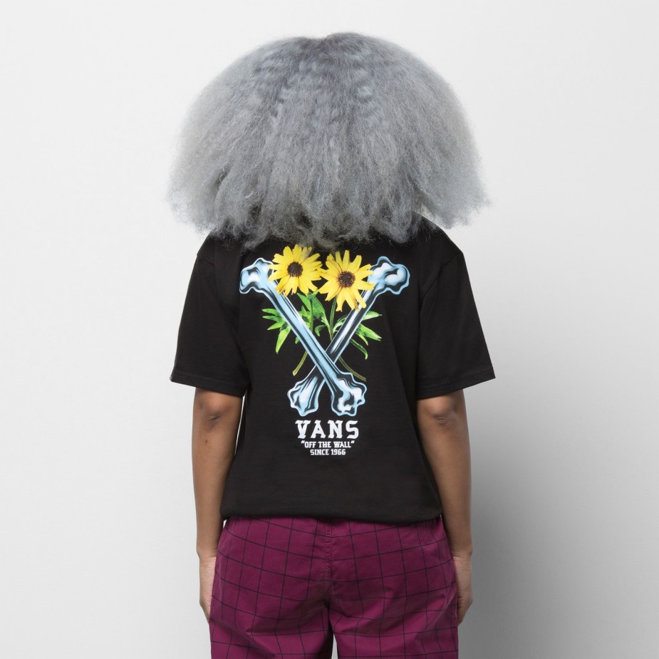 Vans Crossbones μπλουζάκι μαύρο