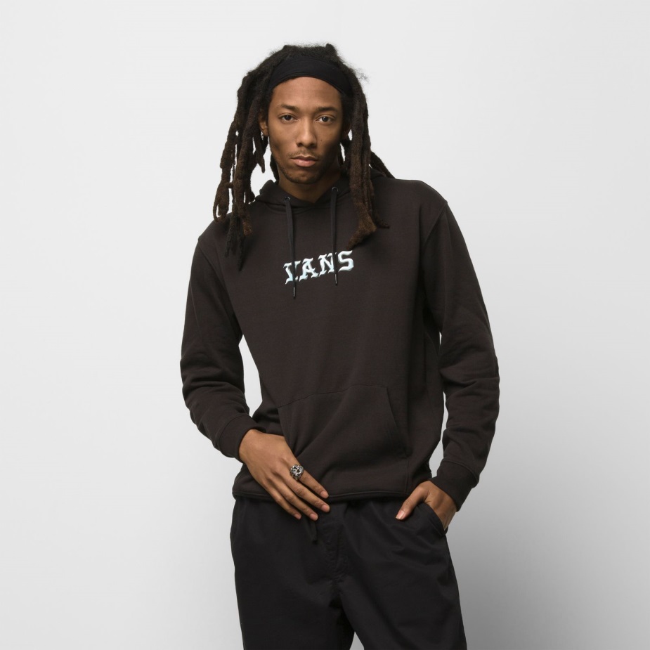 Vans Crossbones πουλόβερ με κουκούλα μαύρο