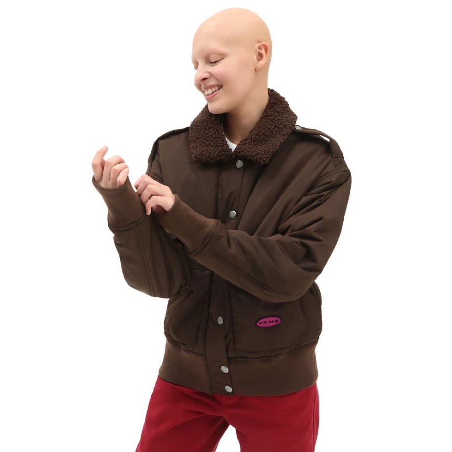 Vans Curren X Knost Bomber Jacket καφέ