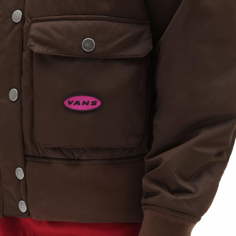 Vans Curren X Knost Bomber Jacket καφέ