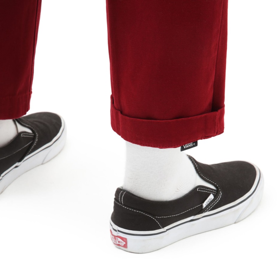 Vans Curren X Knost παντελόνι κόκκινο