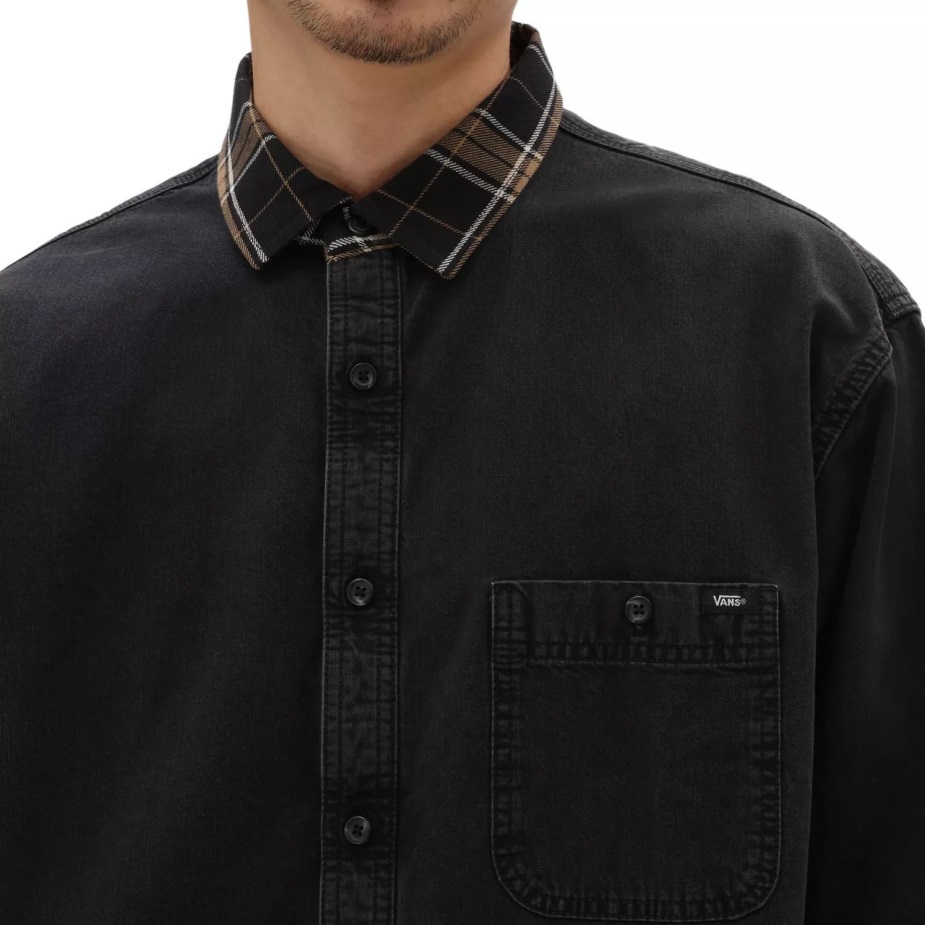 Vans Deerfiel υφαντό πουκάμισο μαύρο