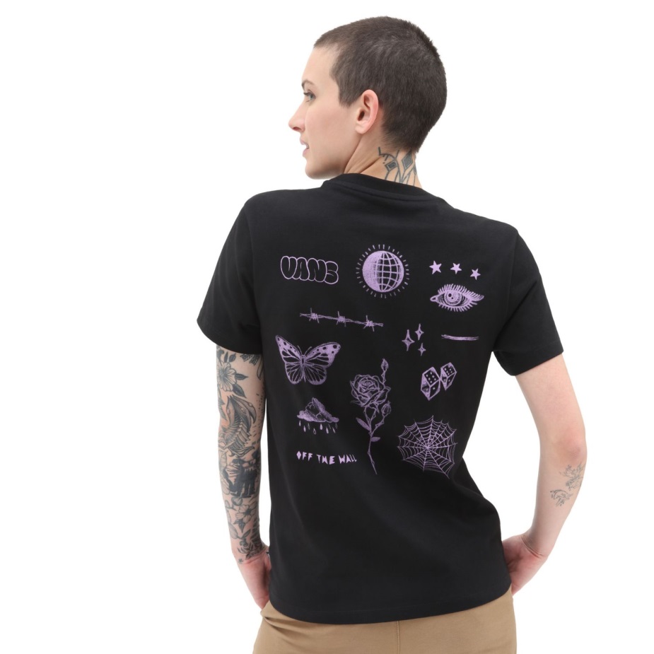 Vans Dischord μπλουζάκι μαύρο