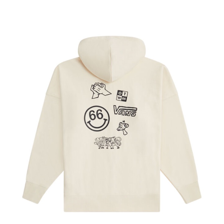 Vans Diy Zip Hoodie αντίκα λευκό