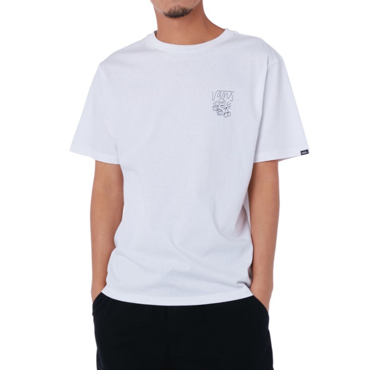 Vans Doodle πούλι μπλουζάκι λευκό