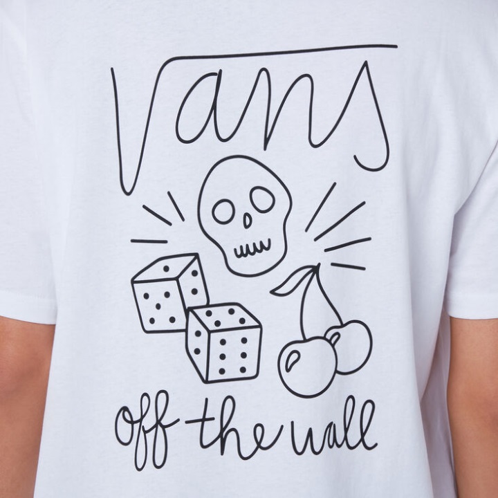 Vans Doodle πούλι μπλουζάκι λευκό