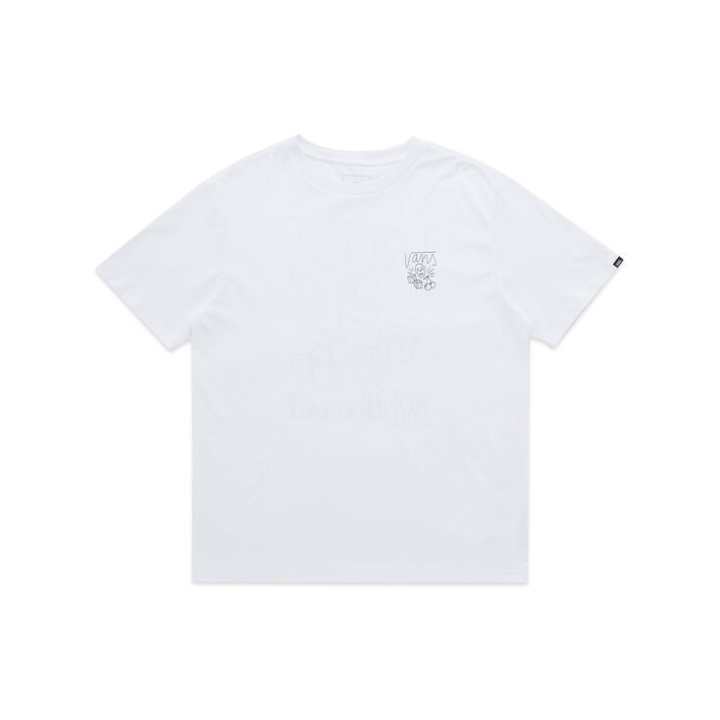 Vans Doodle πούλι μπλουζάκι λευκό