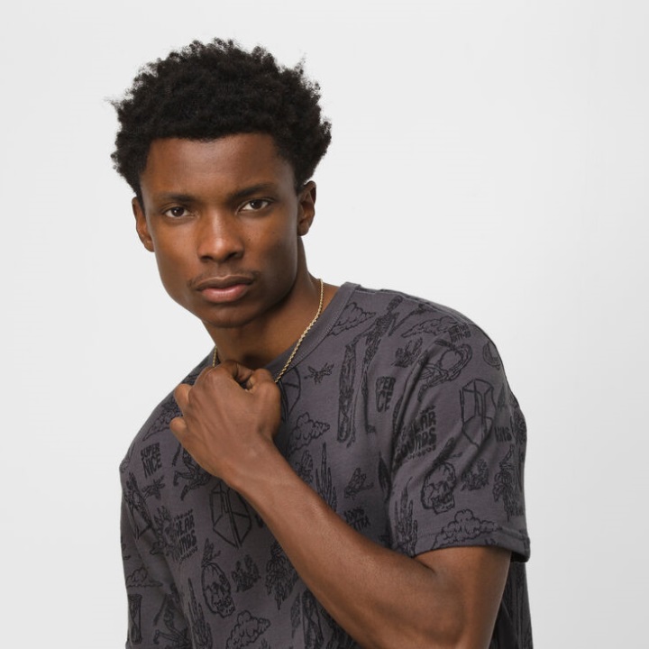 Vans Doom Bloom T-shirt άσφαλτο-μαύρο