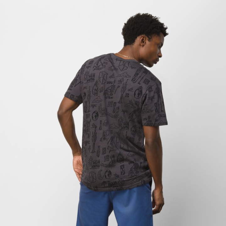 Vans Doom Bloom T-shirt άσφαλτο-μαύρο