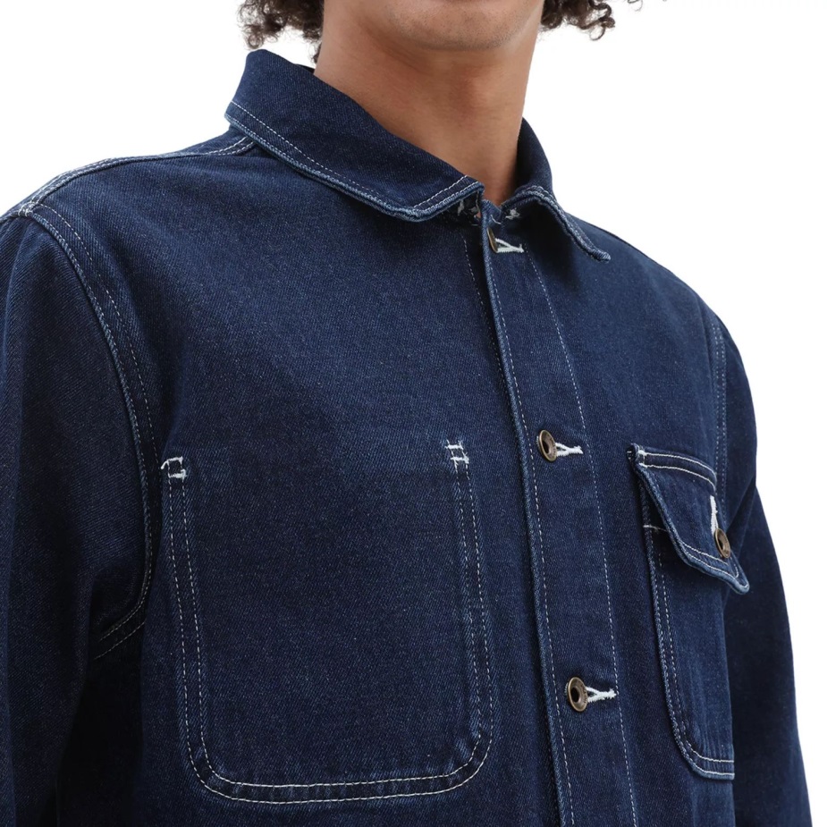 Vans Drill παλτό τζιν μπουφάν μπλε