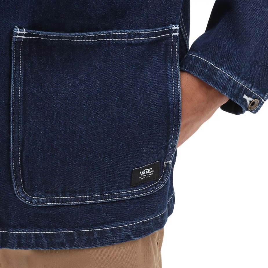 Vans Drill παλτό τζιν μπουφάν μπλε