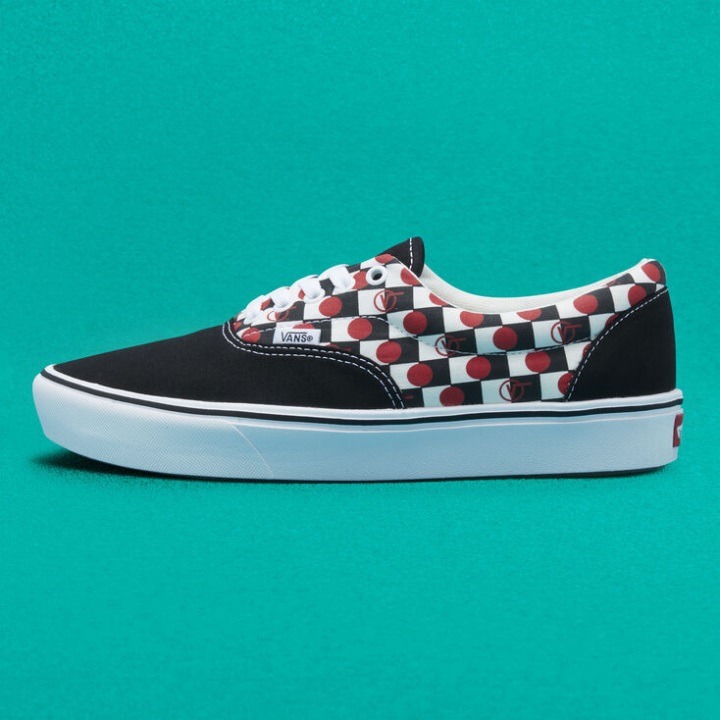 Vans Drop V Check Comfycush Era μαύρο-άσπρο