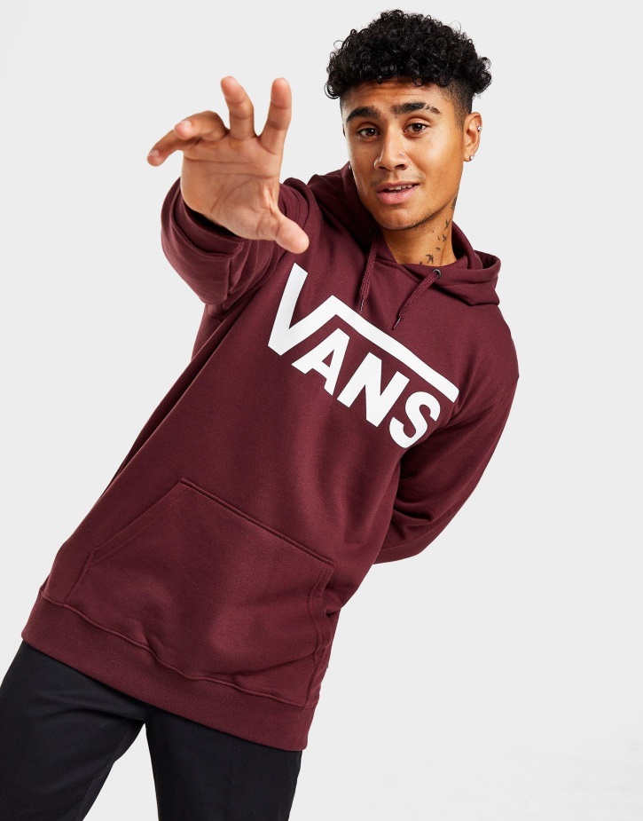Vans Drop V Hoodie Red