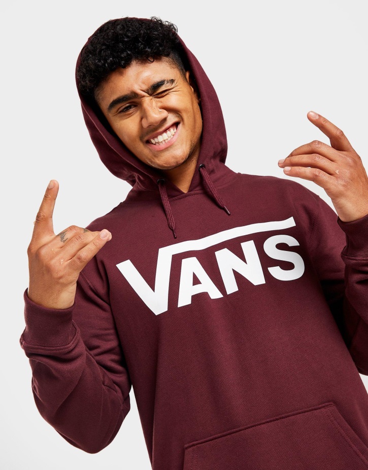 Vans Drop V Hoodie Red