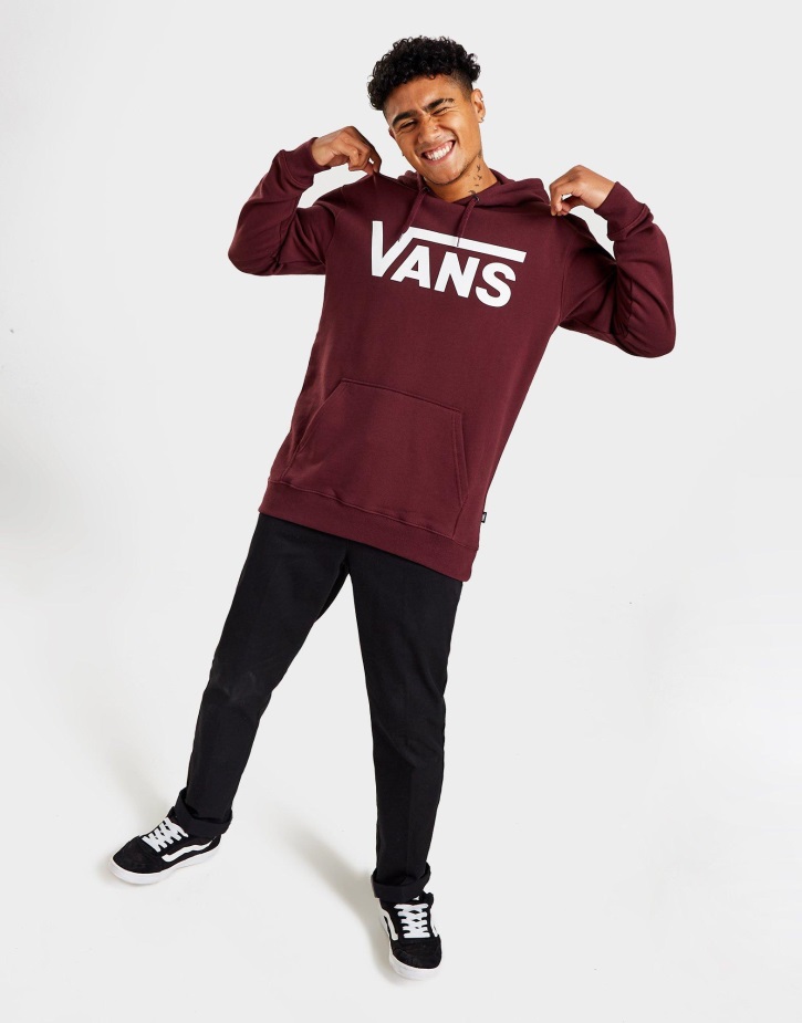 Vans Drop V Hoodie Red