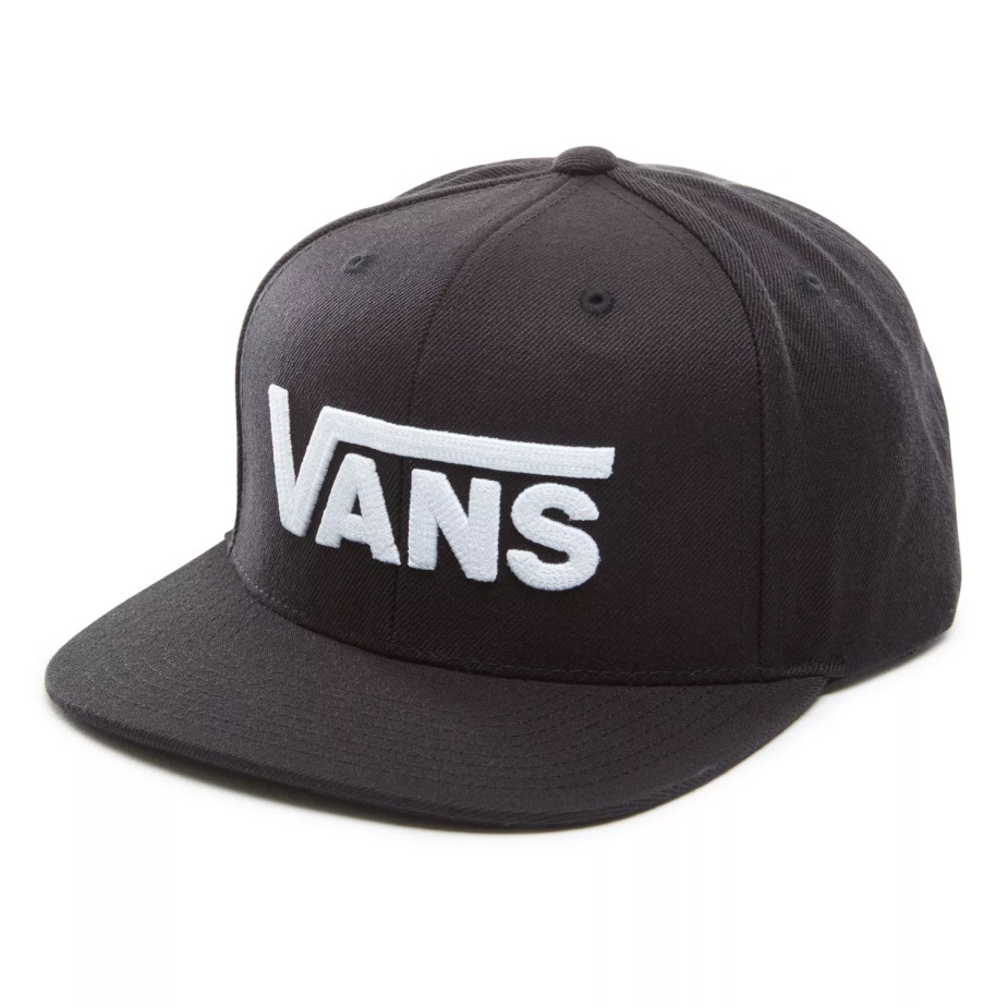 Vans Drop V Snapback καπέλο μαύρο-άσπρο
