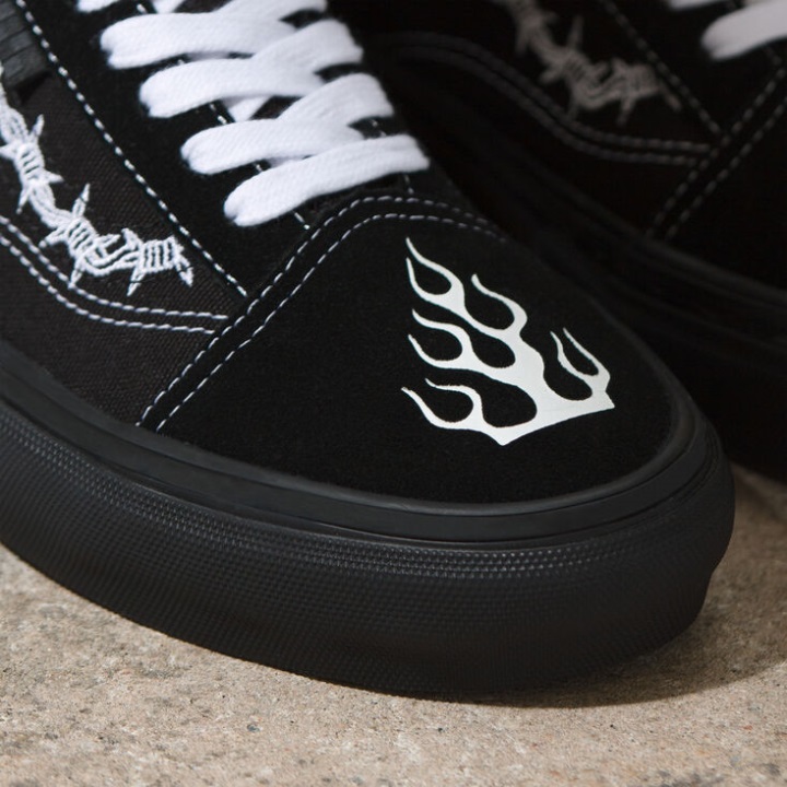 Vans Elijah Berle Skate Old Skool μαύρο-μαύρο-άσπρο