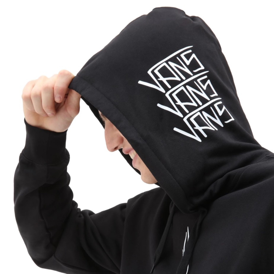 Vans Elijah Berle φλις πουλόβερ με κουκούλα μαύρο