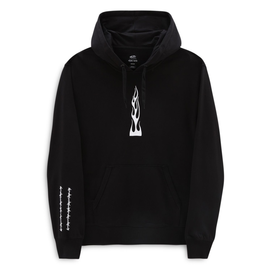 Vans Elijah Berle φλις πουλόβερ με κουκούλα μαύρο