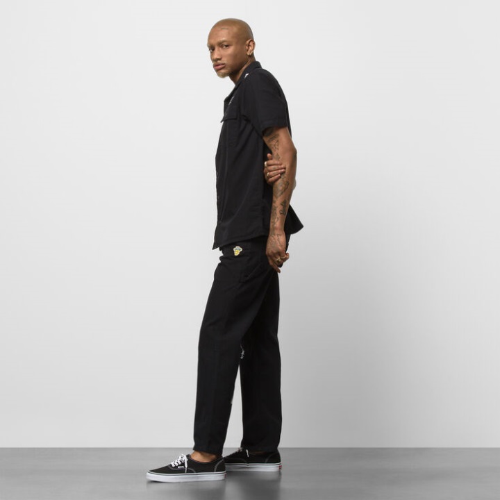 Vans Elijah Berle χαλαρό παντελόνι ξυλουργού μαύρο