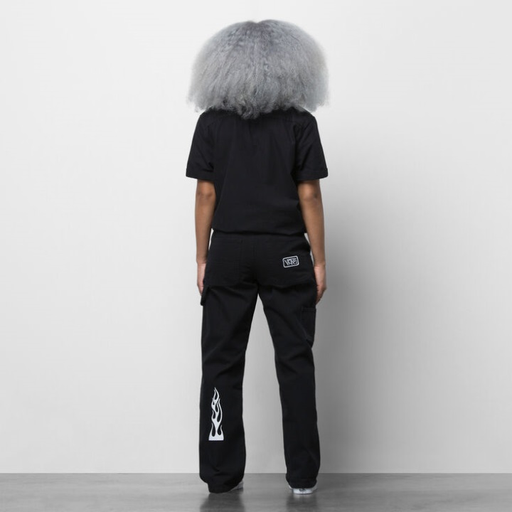 Vans Elijah Berle χαλαρό παντελόνι ξυλουργού μαύρο