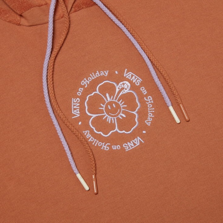 Vans Em για διακοπές με κουκούλα πεκάν καφέ