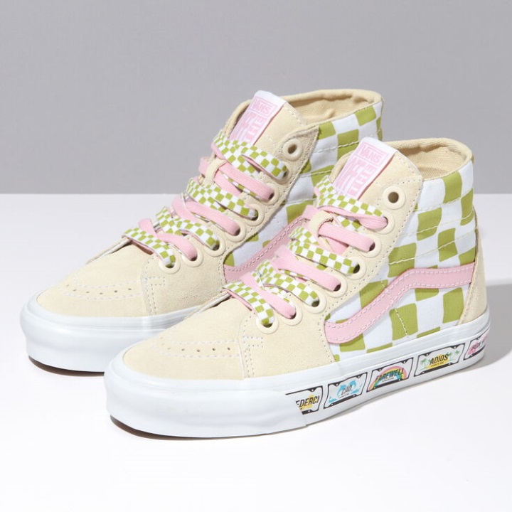 Vans Em στις διακοπές Sk8-hi κωνικό Multi-true λευκό