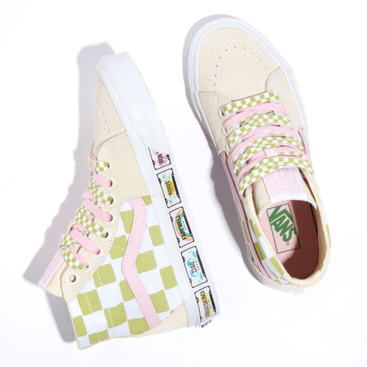 Vans Em στις διακοπές Sk8-hi κωνικό Multi-true λευκό