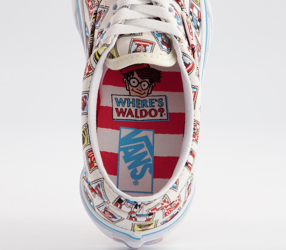 Vans Era Kids Trainers Wheres Waldo Postage